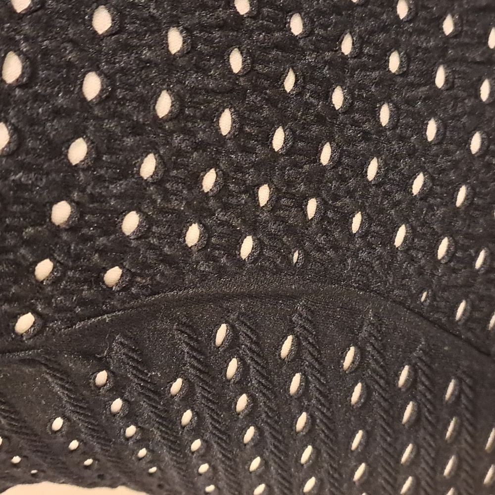 Poof Black Laser Cut Bodycon Dress With Shear Bodice - Picture 7 of 9